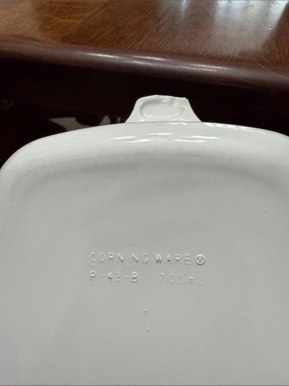 Vintage Corningware White Casserole Dishes Spice of Life (Set of 2)